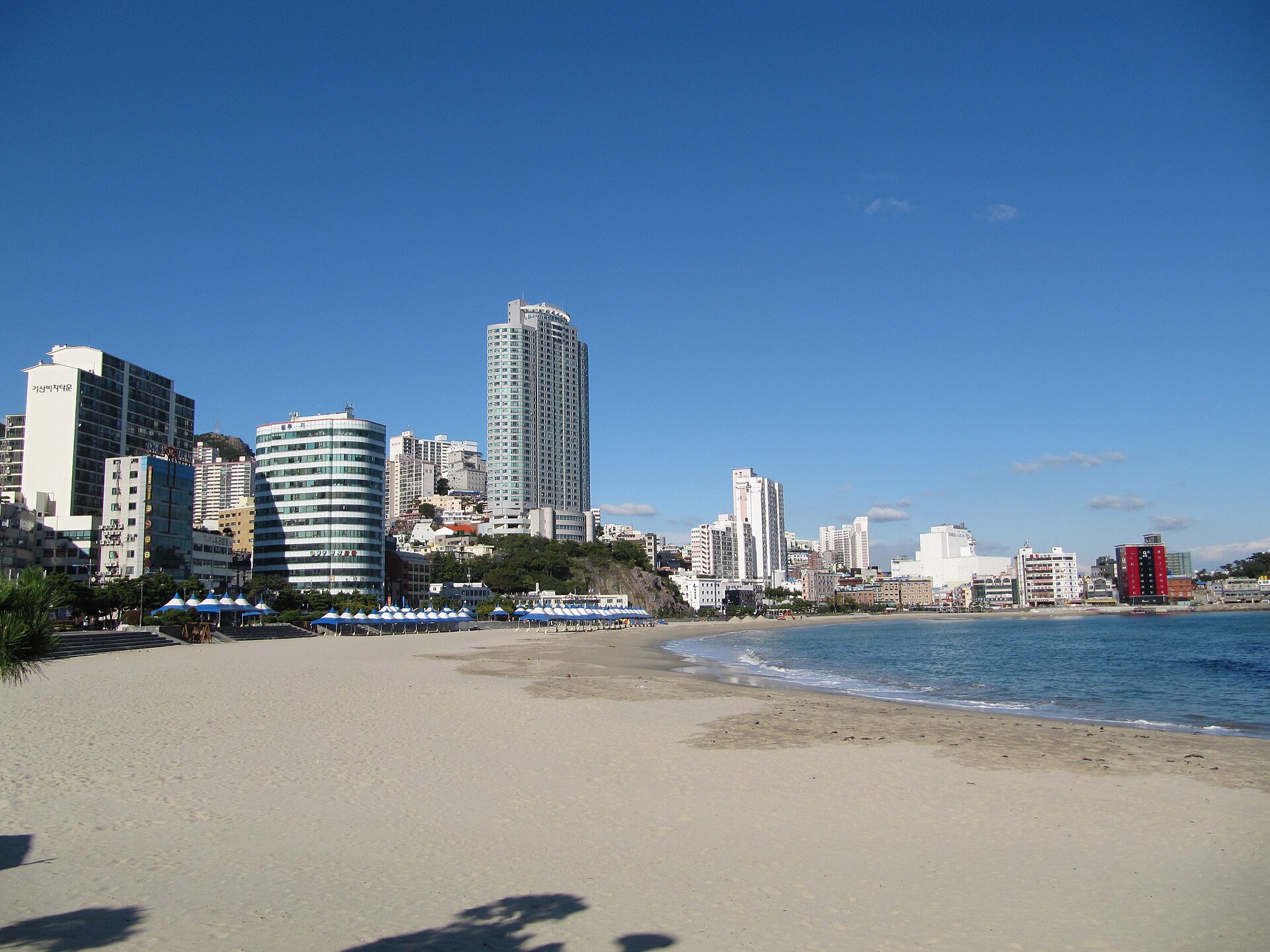 송도해수욕장 전경